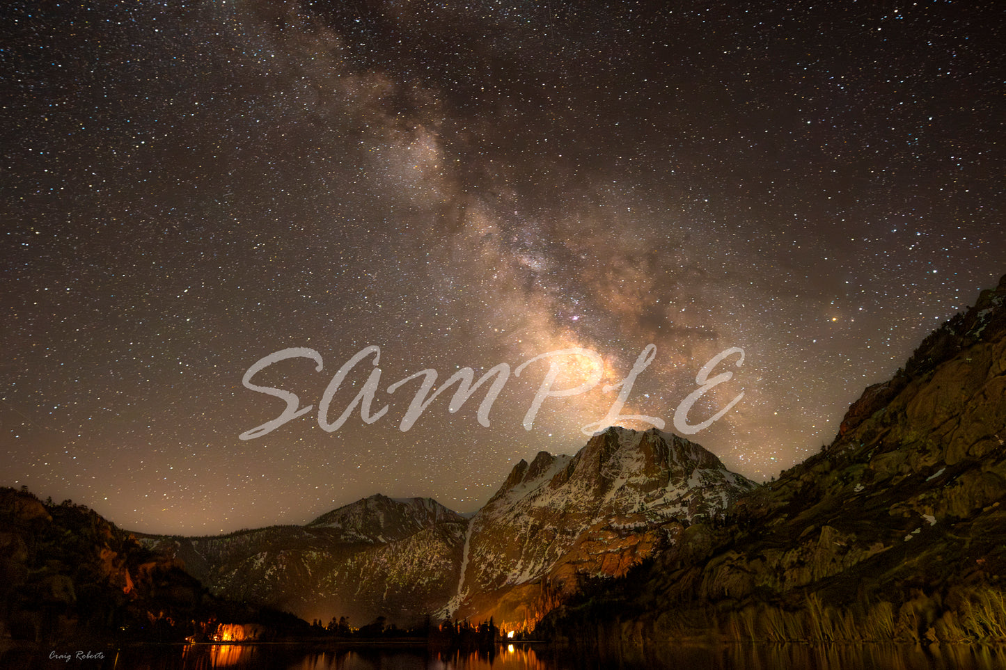 Milky Way over Silver Lake